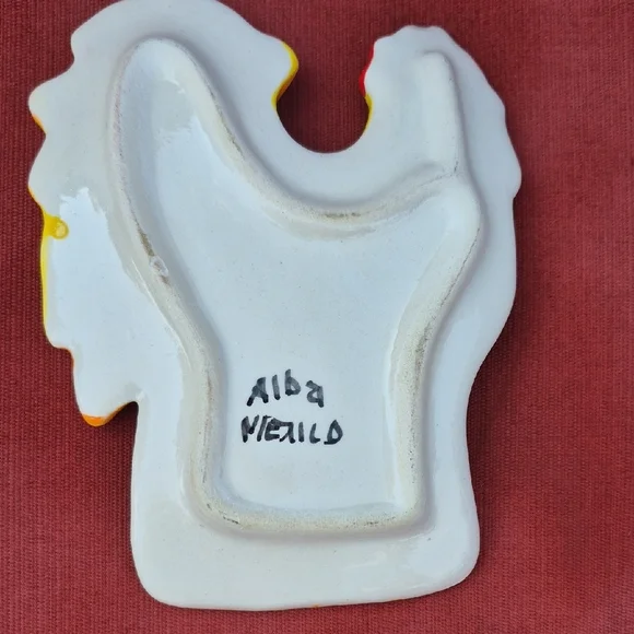 Colorful Ceramic Rooster Decor - Picture 2 of 5